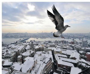 Not only in Istanbul, seen here in January, but across Turkey, there is a feeling that the country is taking off economically. Its recent growth has outpaced all of the European Union economies.